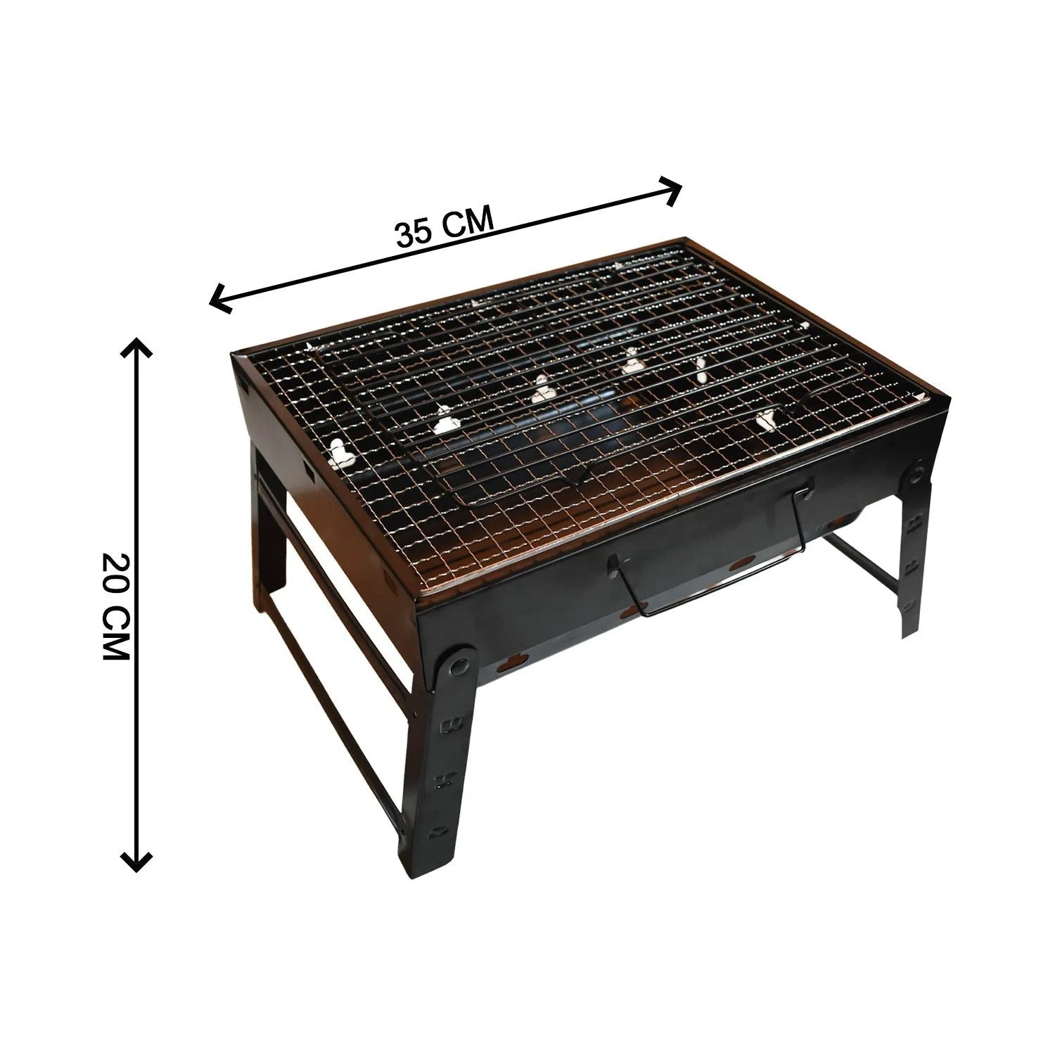 A Barbecue Grill used for making barbecue of types of food stuffs like vegetables, chicken meat etc.