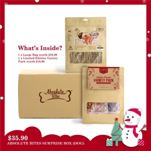 Absolute Bites Dog Treats Surprise Box