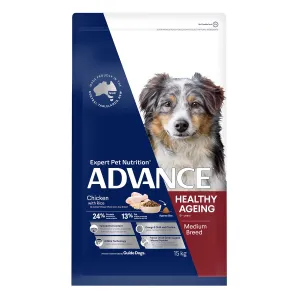 Advance Medium Breed Healthy Ageing Chicken & Rice Adult Dry Dog Food