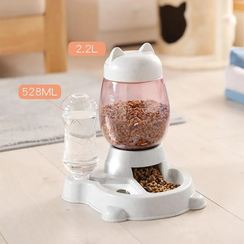 Automatic Pet Food and Water Dispenser