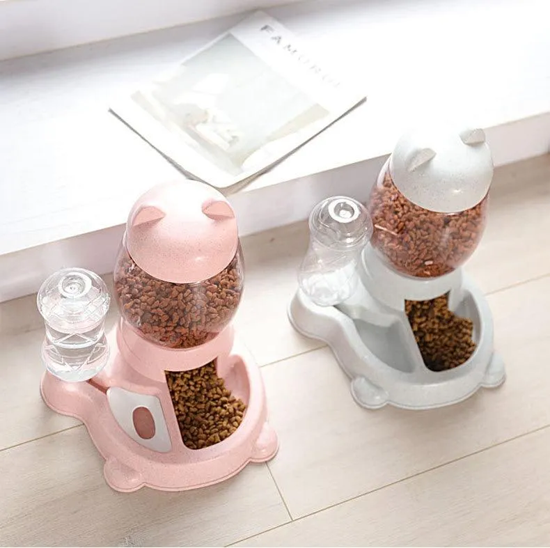 Automatic Pet Food and Water Dispenser