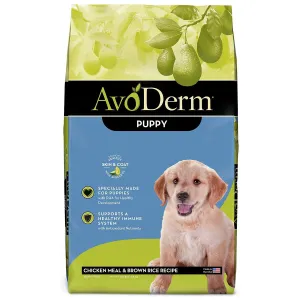 AvoDerm Natural Puppy Chicken & Brown Rice Formula Dry Dog Food 26lb