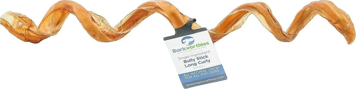 Barkworthies Curly Bully