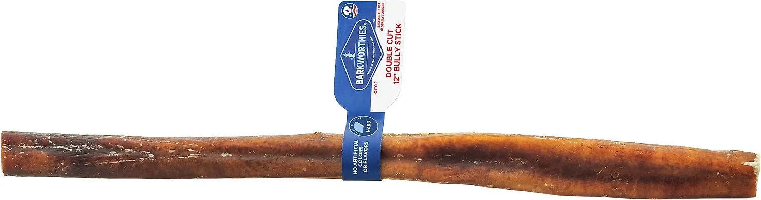 Barkworthies OdorFree Double Cut Bully 12"