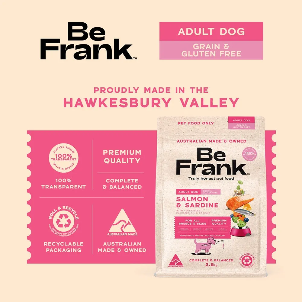 Be Frank Grain Free Salmon & Sardine Dry Dog Food