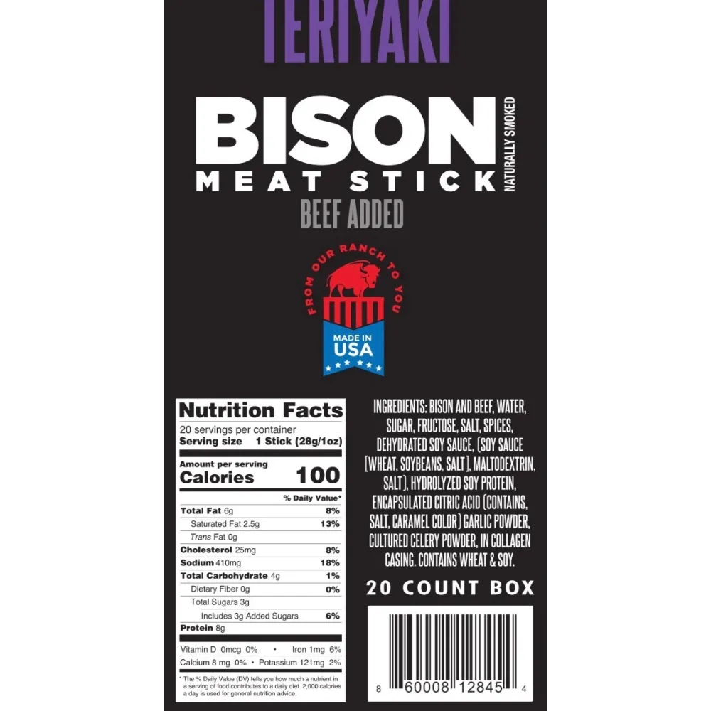 Bison Fuel Meat Sticks