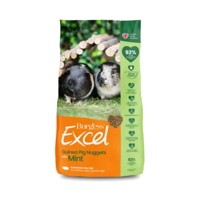 Burgess Excel | Guinea Pig Food | Adult Nuggets - 1.5kg