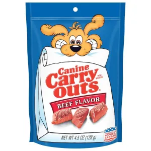 Canine Carry Outs Beef Flavor Dog Treats 1ea/4.5 oz