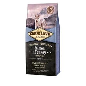 Carnilove Dry Puppy Food with Salmon & Turkey 12kg