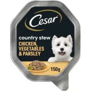 Cesar Country Stew Chicken Vegetables & Parsley 14x150g