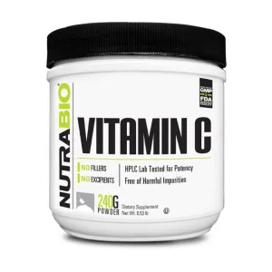 Clearance: NutraBio Vitamin C 240 Grams