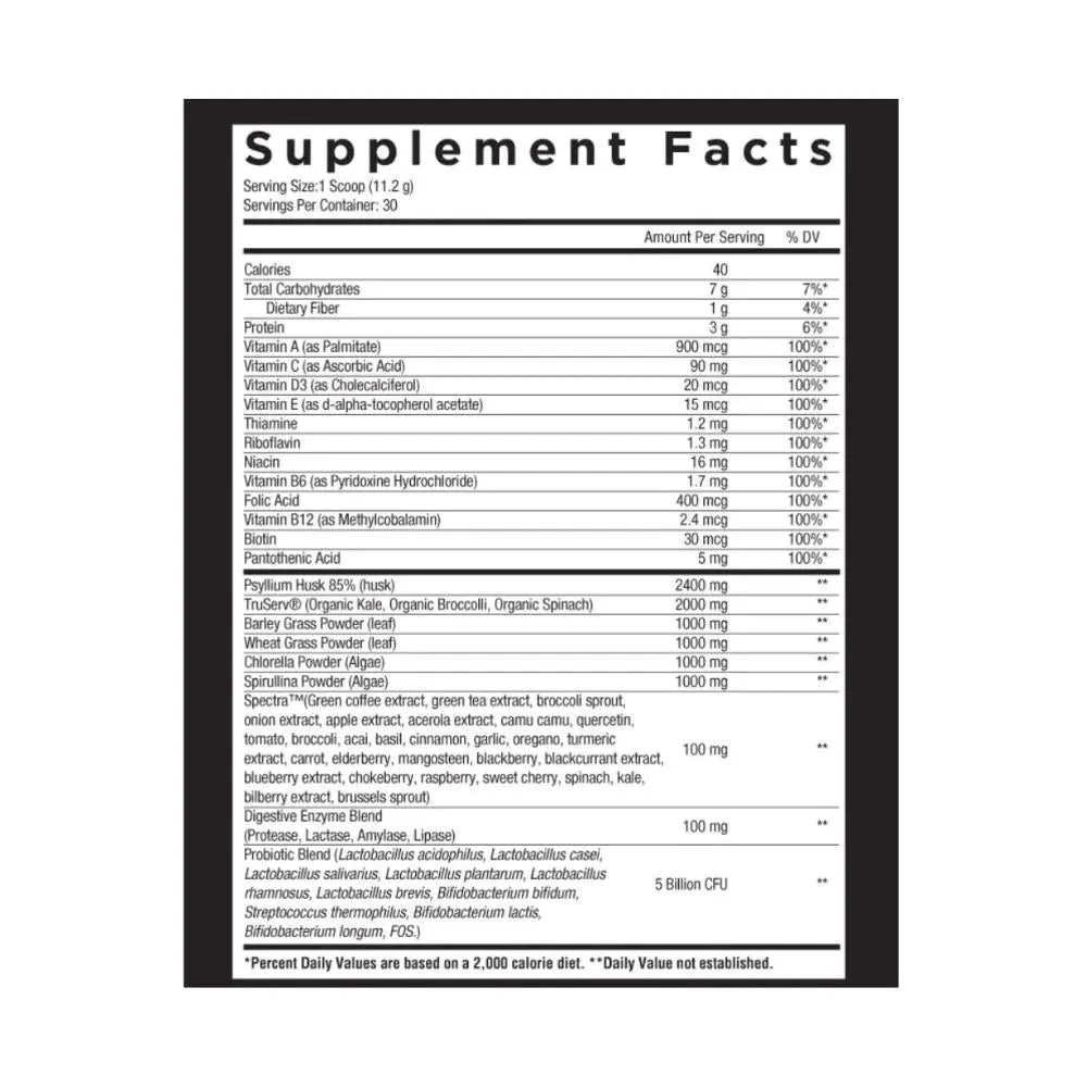 Core Nutritionals Greens 30 Servings