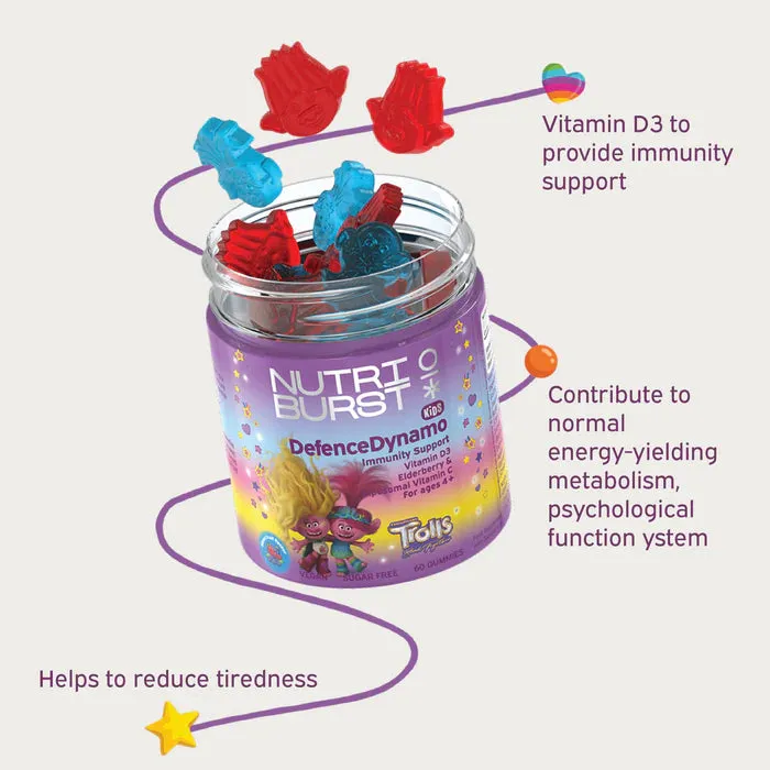 DefenceDynamo Immunity Support Kids 60 Vitamin Gummies