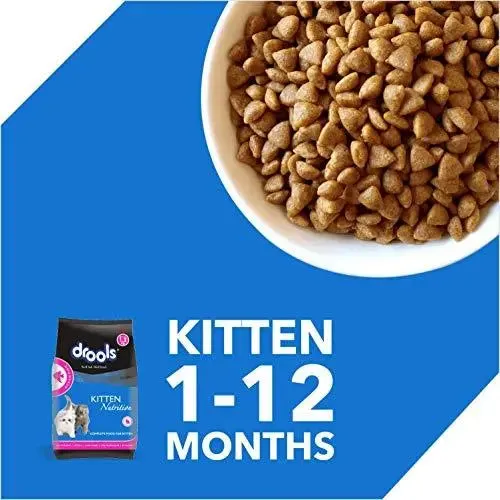 Drools Kitten(1-12 Months) Dry Cat Food, Ocean Fish, 3kg