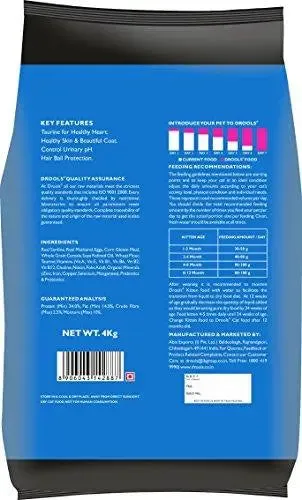 Drools Kitten(1-12 Months) Dry Cat Food, Ocean Fish, 3kg