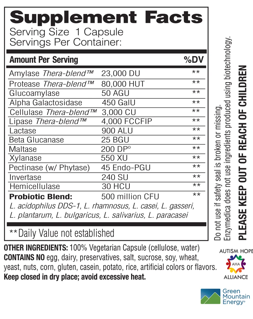 Enzymedica Digest Gold   Probiotics (90 Vcaps)