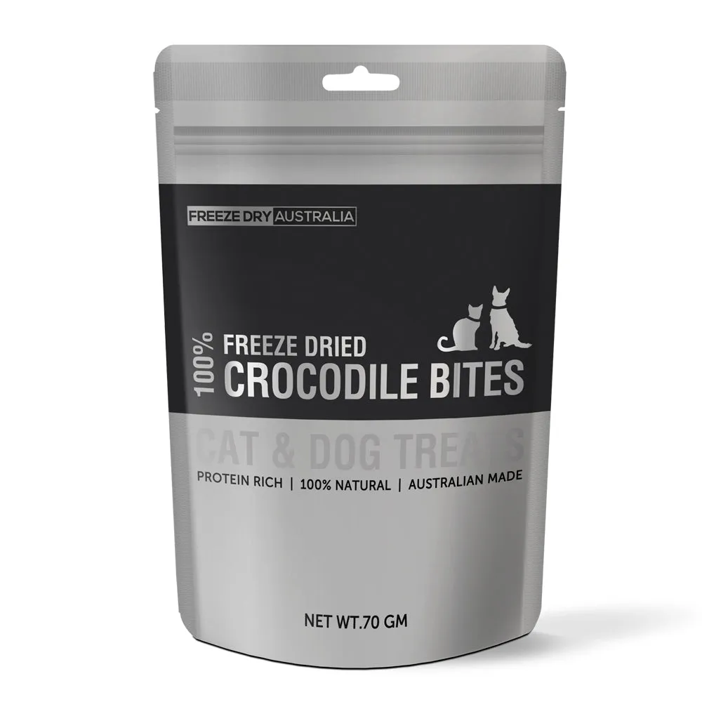FREEZE DRIED CROCODILE BITES