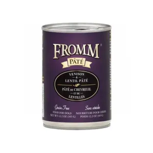Fromm Venison & Lentil Pate Wet Dog Food