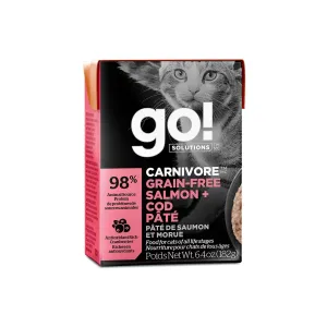 Go! Carnivore Grain Free Salmon   Cod Pâté for cats