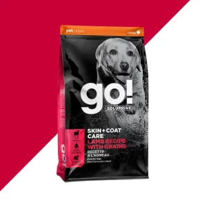 Go! Solutions Skin & Coat Care Lamb Recipe with Grains Dry Dog Food