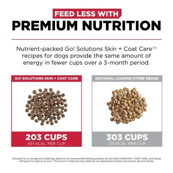 Go! Solutions Skin & Coat Care Lamb Recipe with Grains Dry Dog Food