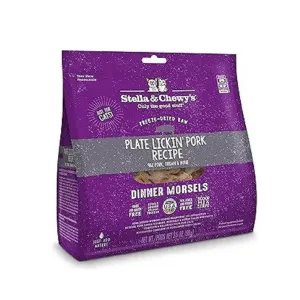 Grain Free Freeze Dried Plate Lickin' Pork Recipe Dinner Morsels Cat Food