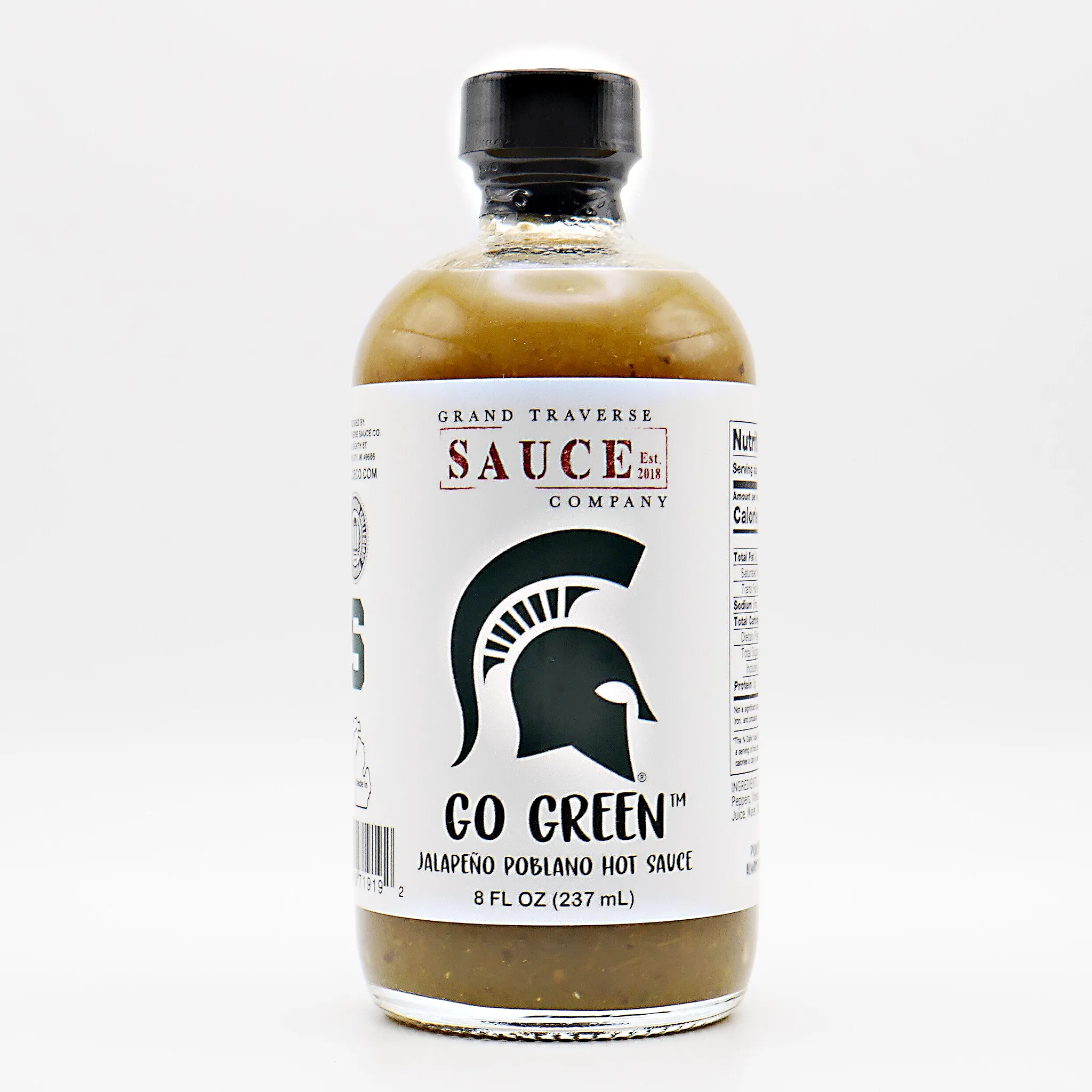 Grand Traverse Sauce Company "Go Green" 8 oz. Hot Sauce