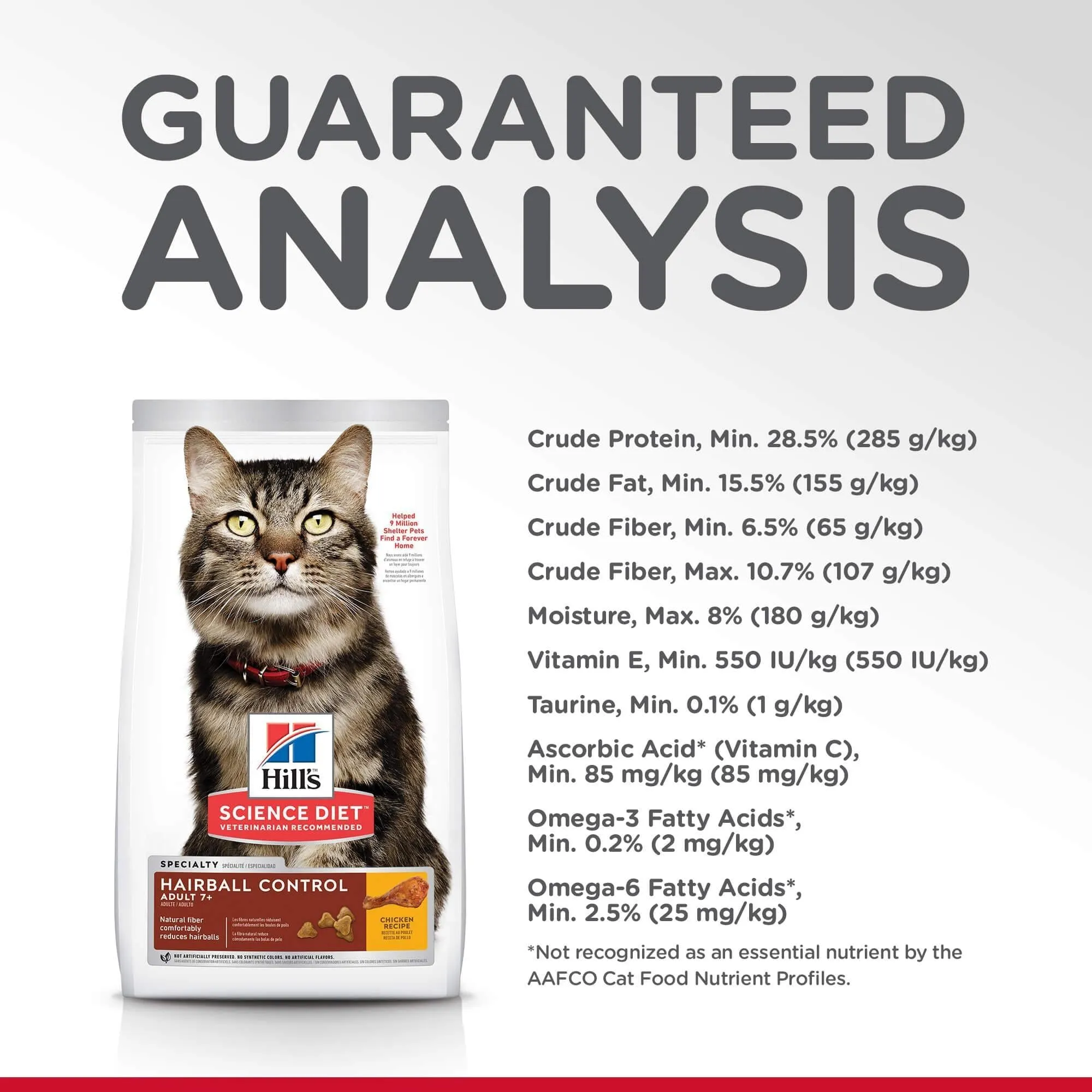 Hill's Science Diet Adult 7  Hairball Control Senior Dry Cat Food
