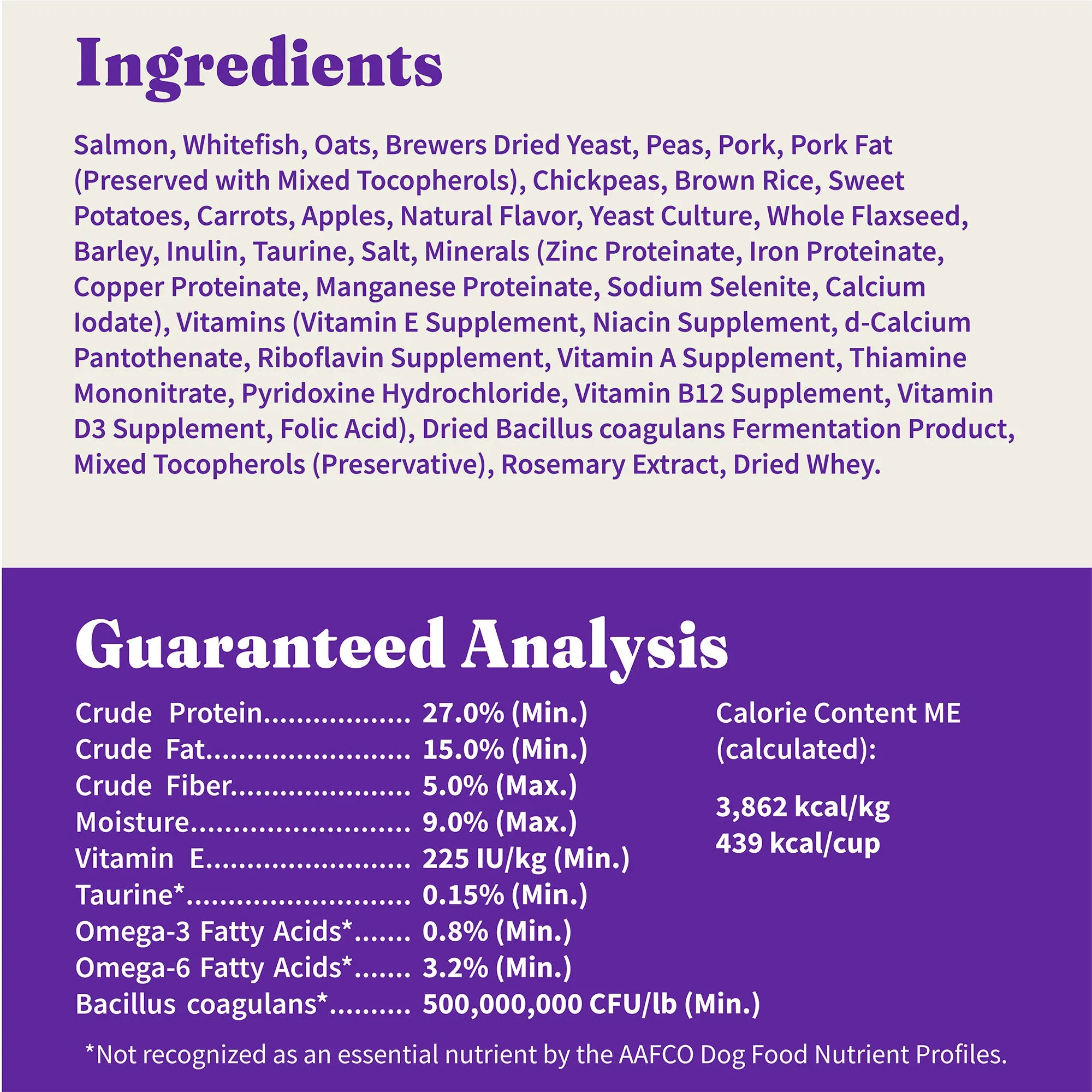 Holistic Healthy Grains Wild-Caught Salmon & Whitefish Recipe Adult Dry Dog Food