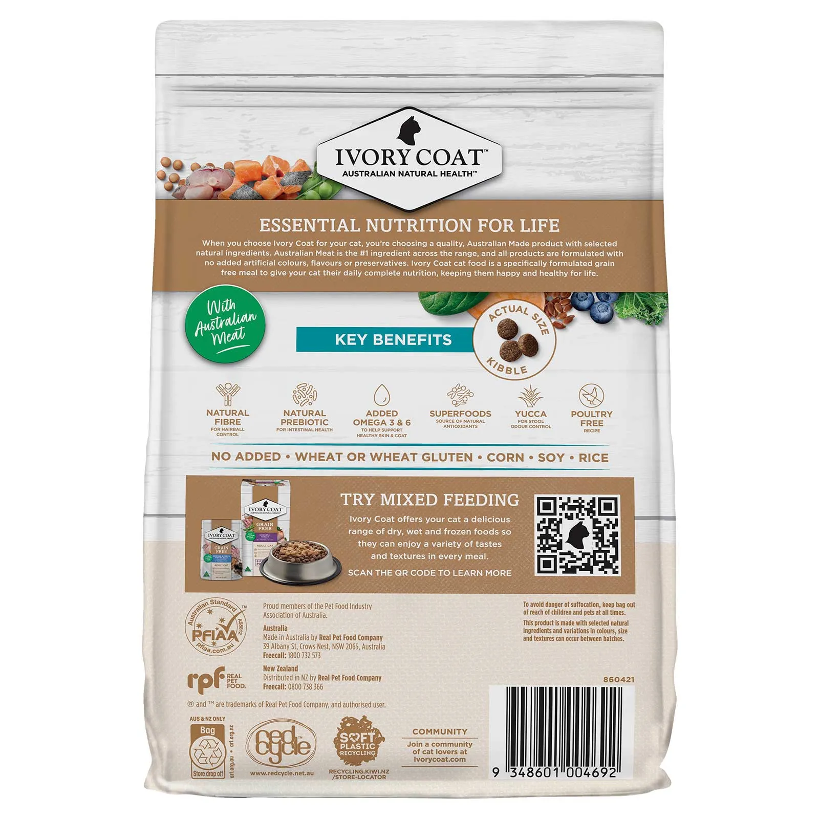 Ivory Coat Grain Free Cat Food Adult Ocean Fish & Salmon