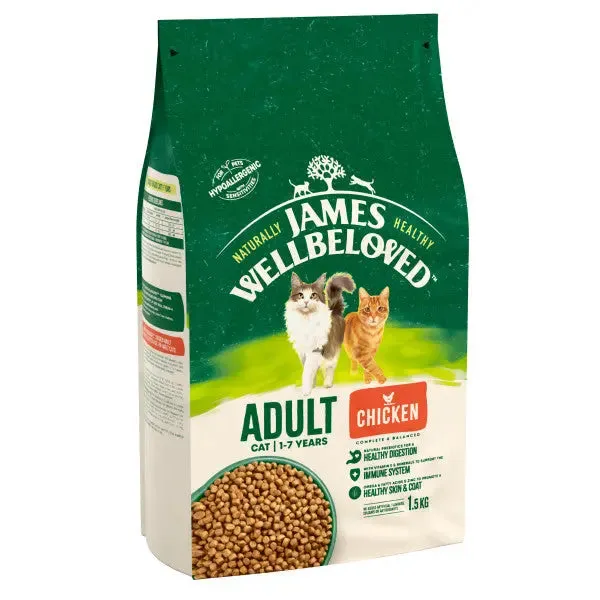 James Wellbeloved Cat Adult Chicken & Rice - Various Pack Sizes - DECEMBER SPECIAL OFFER - 19% OFF