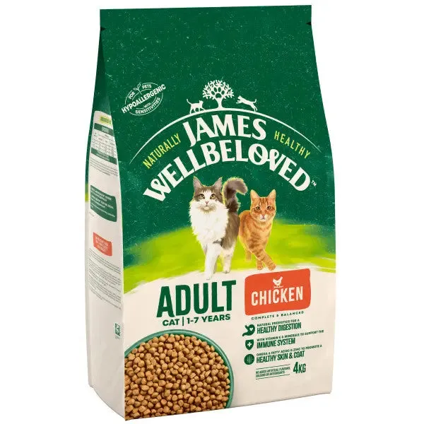 James Wellbeloved Cat Adult Chicken & Rice - Various Pack Sizes - DECEMBER SPECIAL OFFER - 19% OFF
