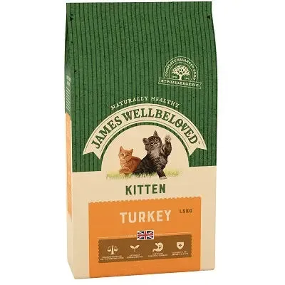 James Wellbeloved Kitten Turkey 1.5kg - DECEMBER SPECIAL OFFER - 19% OFF