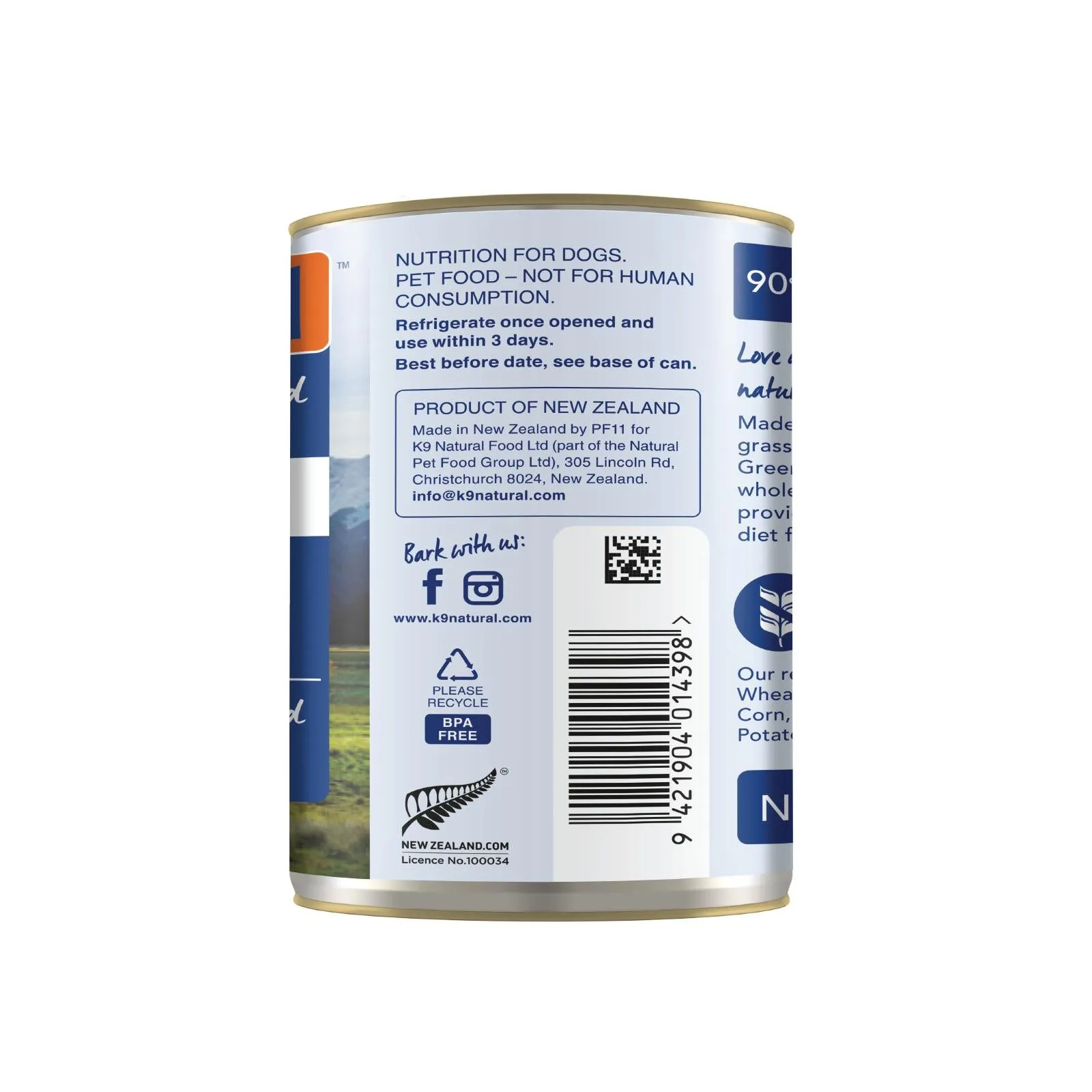 K9 Natural Beef Feast Wet Dog Food 370g x 12^^^