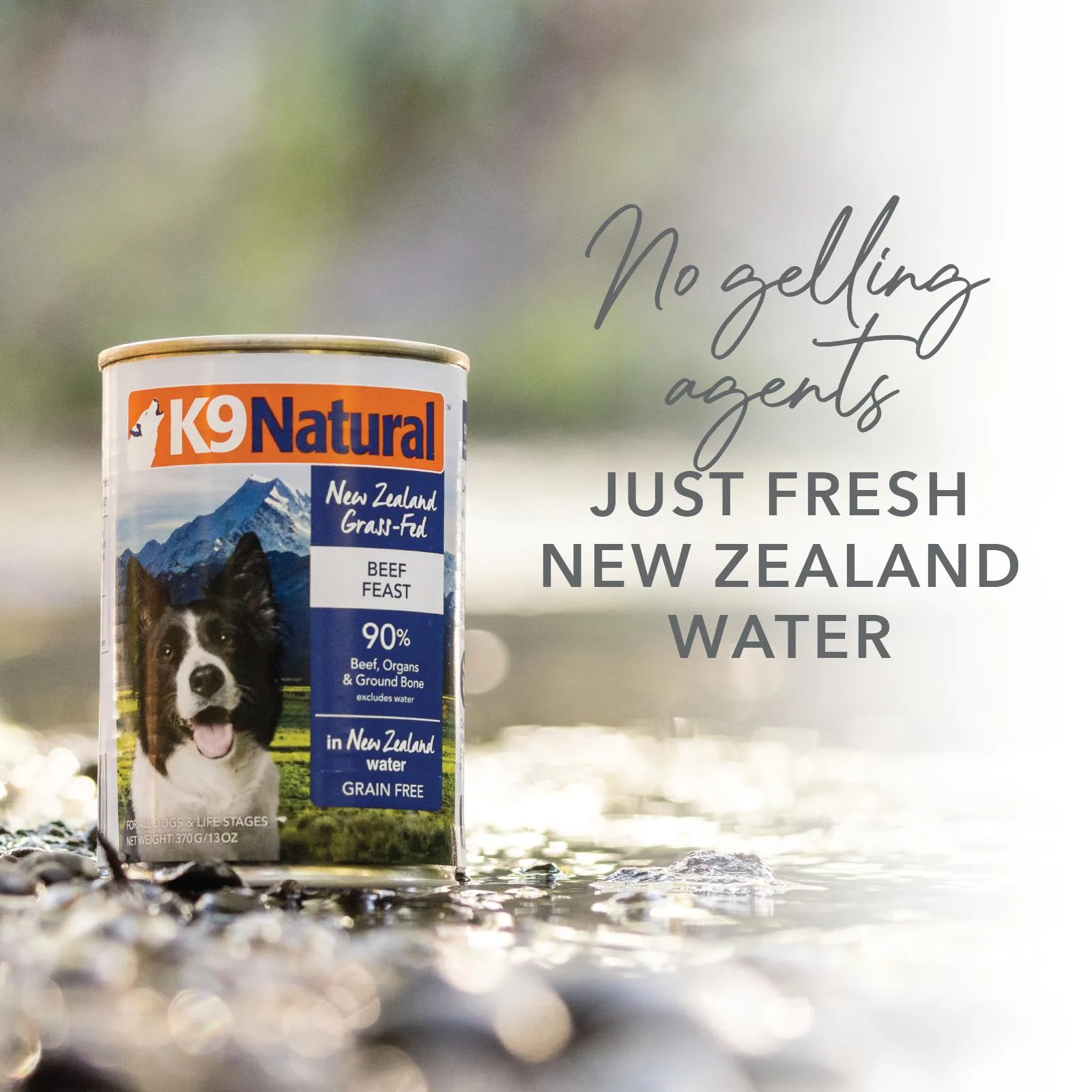 K9 Natural Hoki and Beef Feast Wet Dog Food 370g^^^
