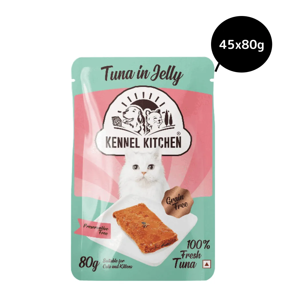Kennel Kitchen Tuna in Jelly Cat Kitten & Adult Wet Cat Food
