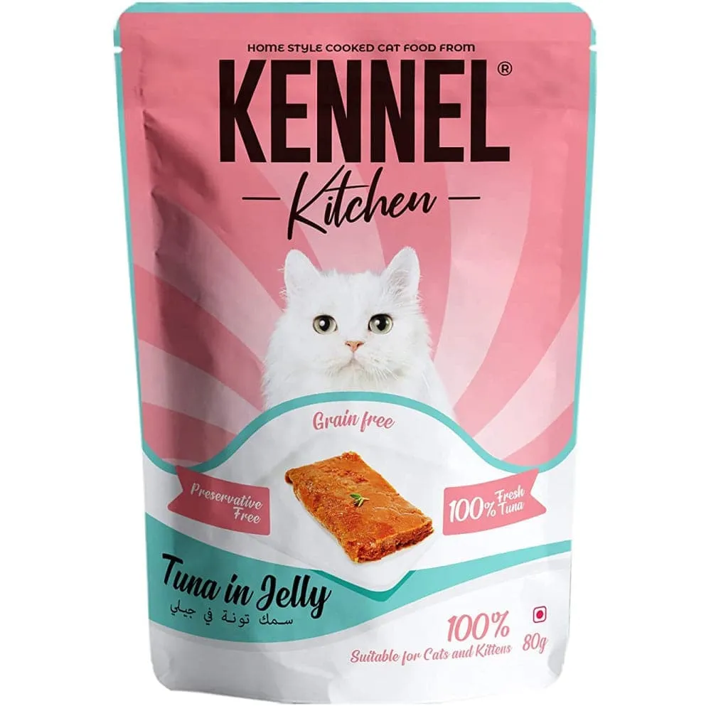 Kennel Kitchen Tuna in Jelly Cat Kitten & Adult Wet Cat Food
