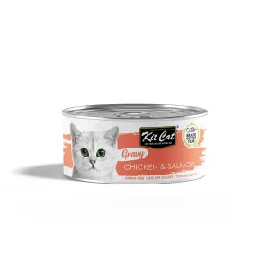 KitCat Gravy Chicken & Salmon 70g (EXPIRY 27 DEC 2024)
