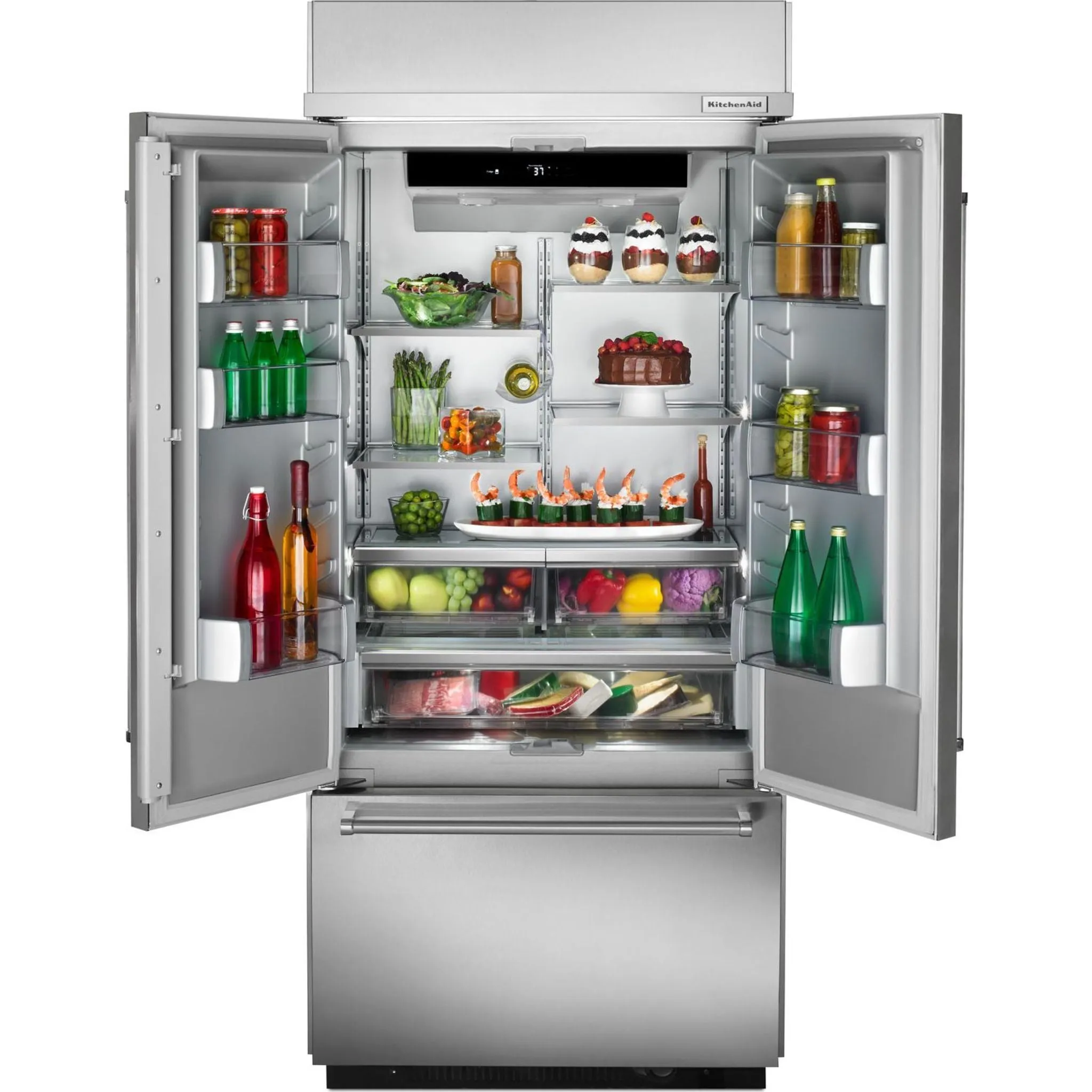 KitchenAid French Door Fridge (KBFN506ESS) - Stainless Steel