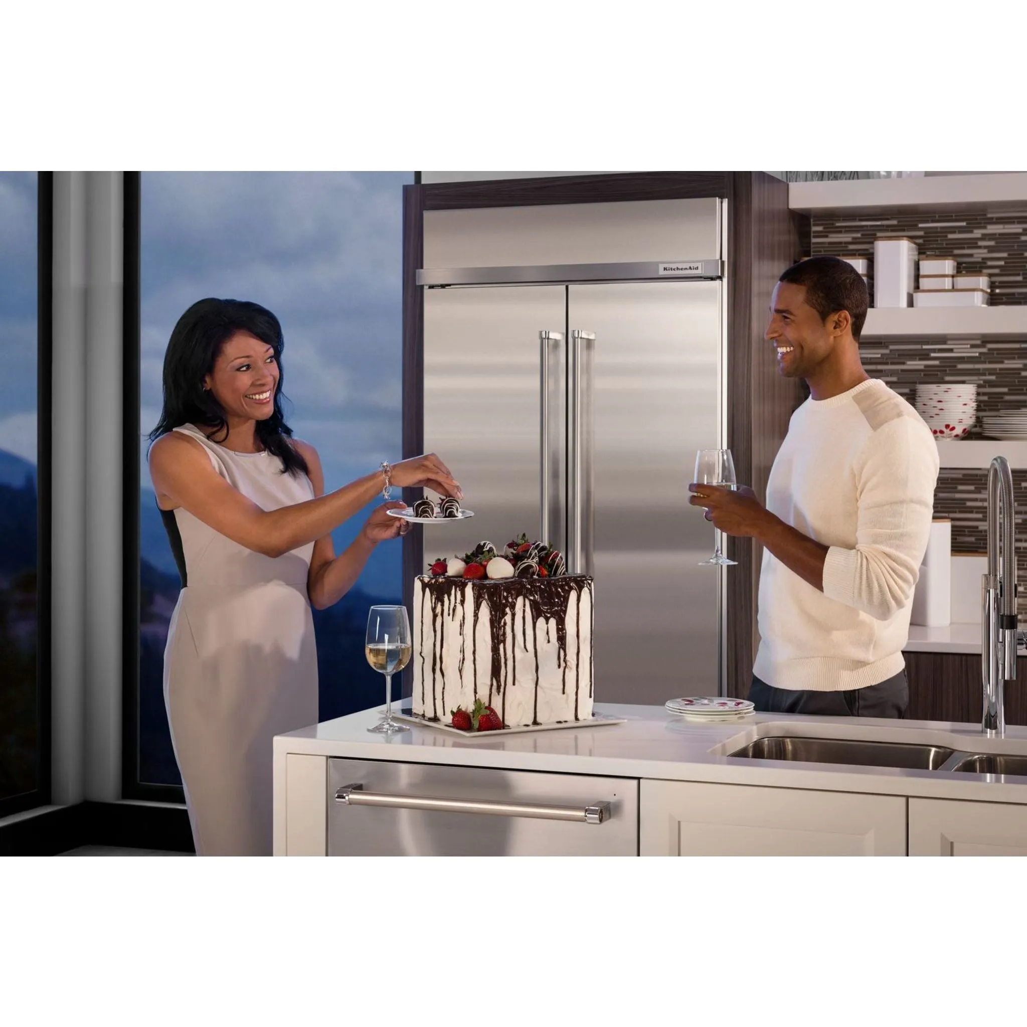 KitchenAid French Door Fridge (KBFN506ESS) - Stainless Steel