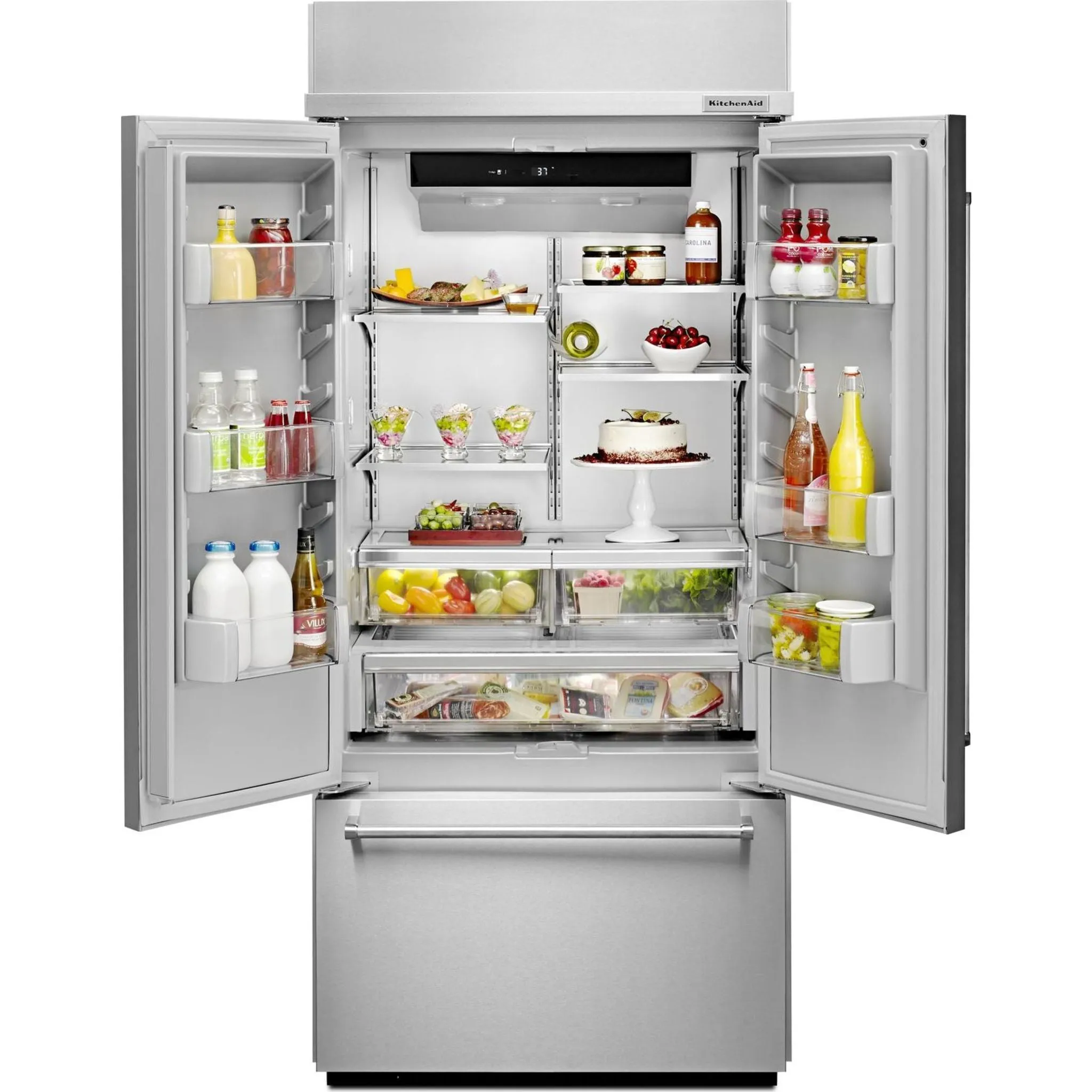 KitchenAid French Door Fridge (KBFN506ESS) - Stainless Steel