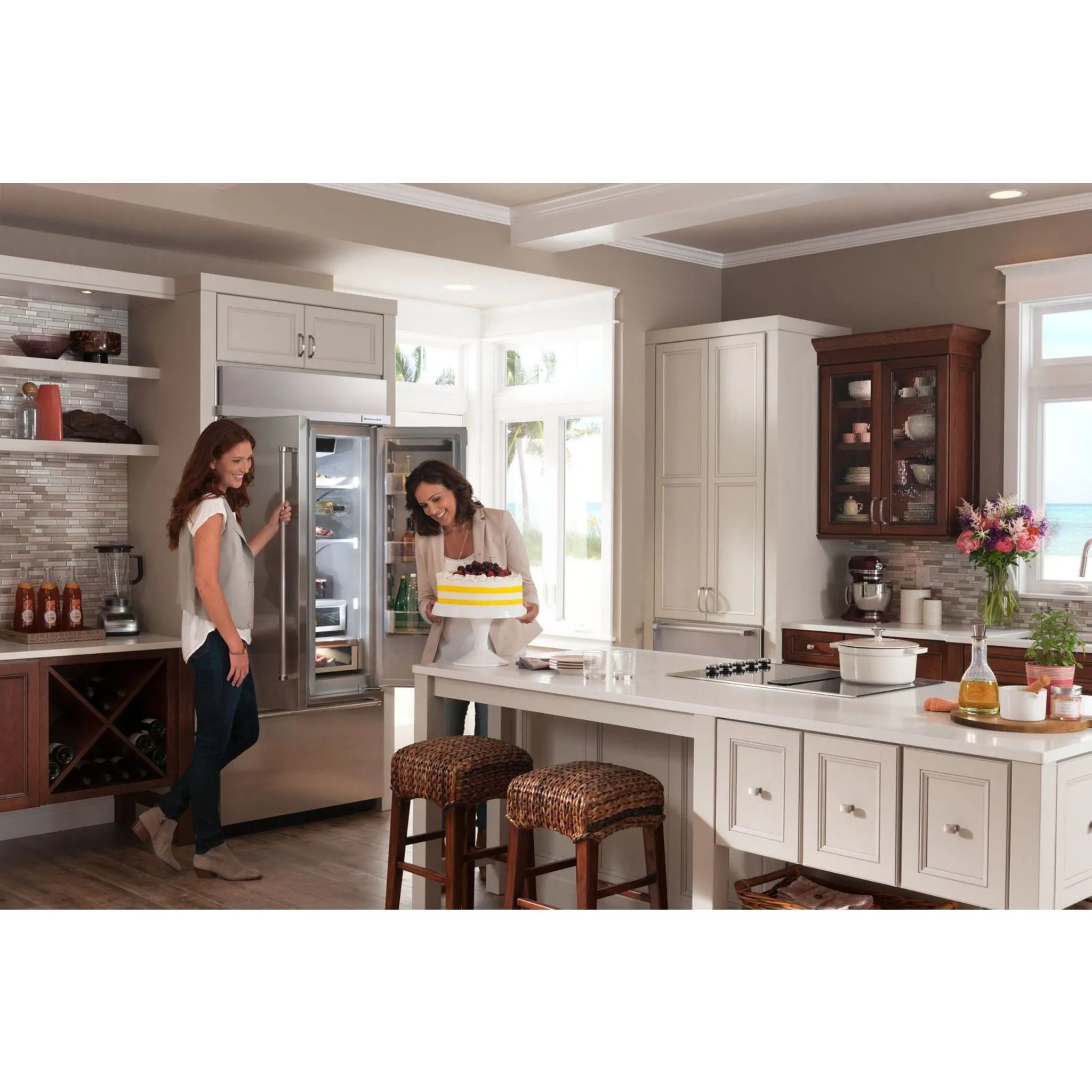KitchenAid French Door Fridge (KBFN506ESS) - Stainless Steel