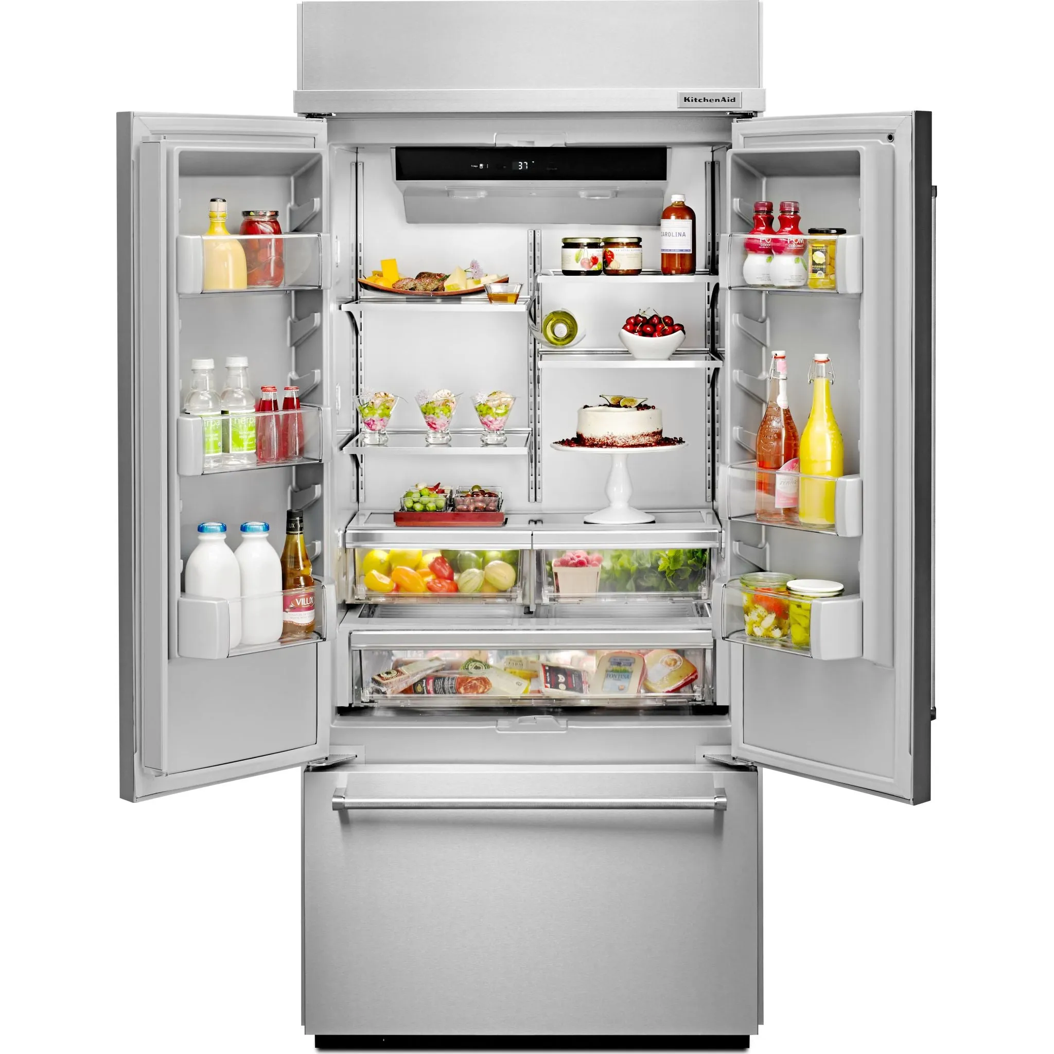 KitchenAid French Door Fridge (KBFN506ESS) - Stainless Steel