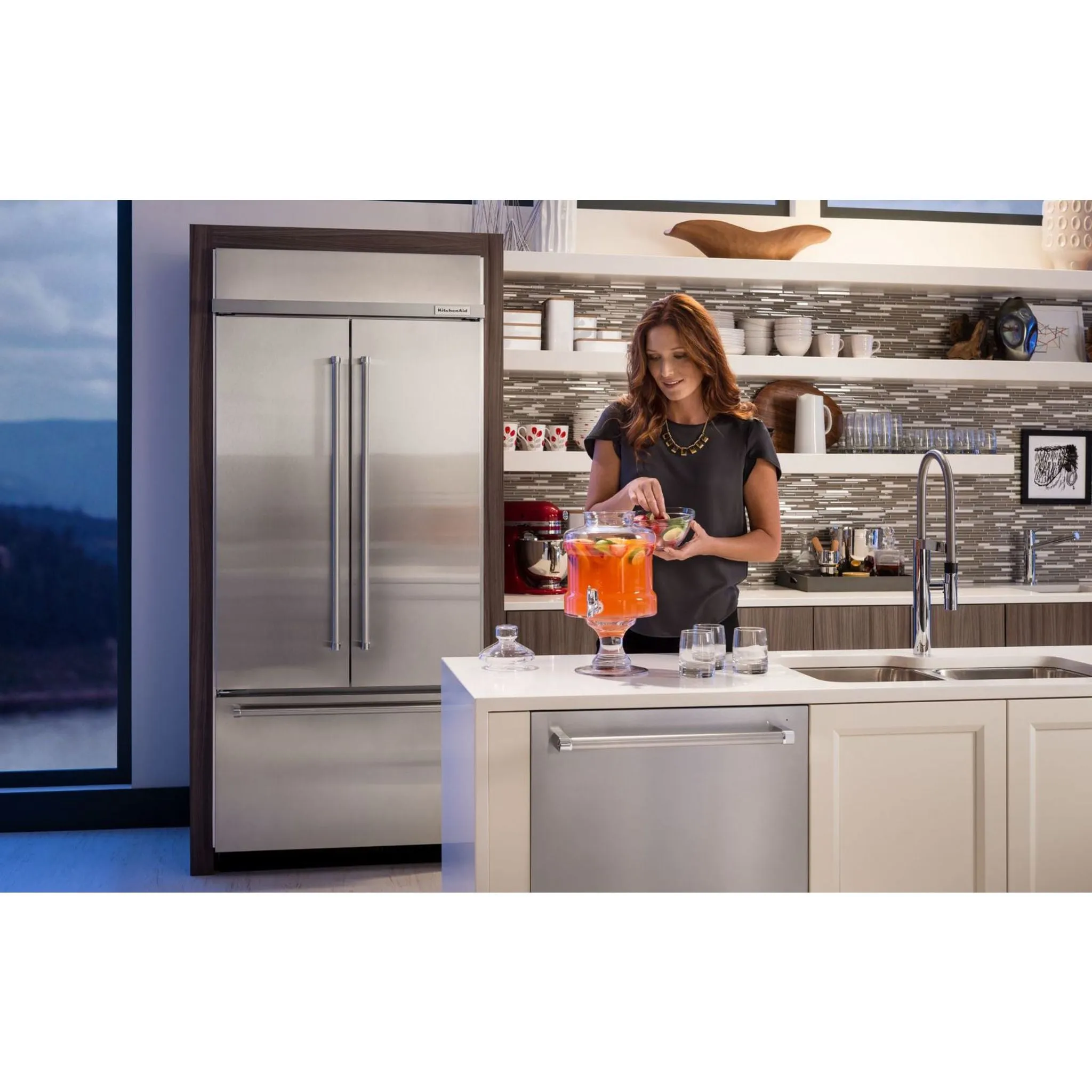 KitchenAid French Door Fridge (KBFN506ESS) - Stainless Steel
