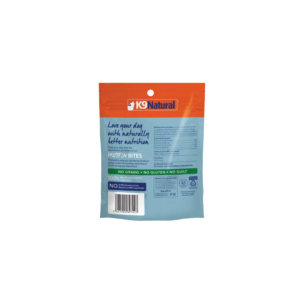 Lamb Lung Protein Bites Dog Treats