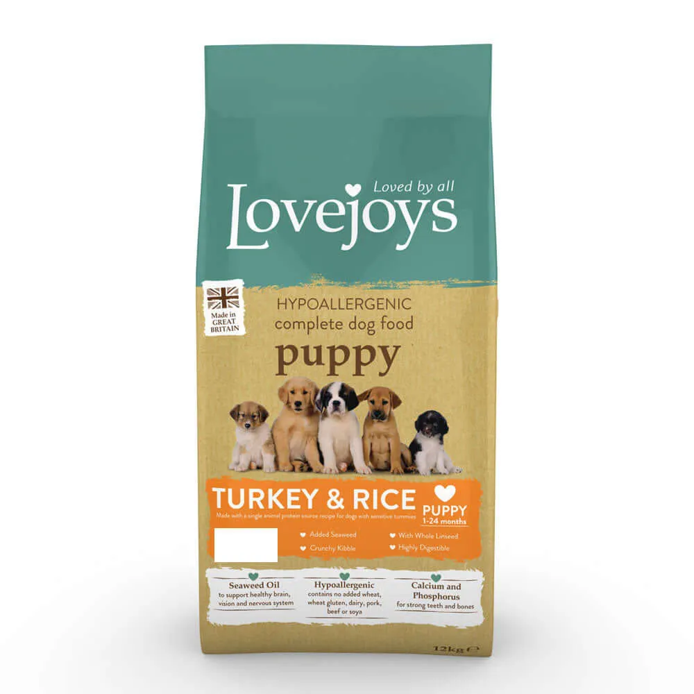 Lovejoys Turkey Hypoallergenic Complete Puppy Food