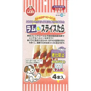 Marukan Lamb and Sliced Cod Dog Treat 4pcs