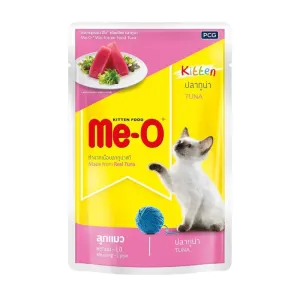 ME-O Cat Pouch Kitten Tuna in Jelly (Pack of 12)
