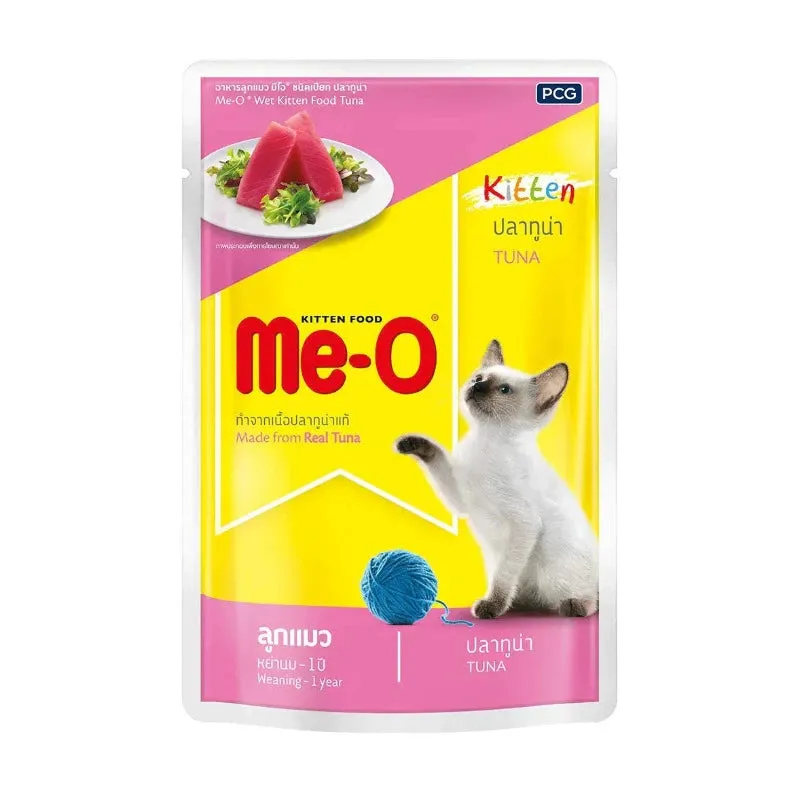 ME-O Cat Pouch Kitten Tuna in Jelly (Pack of 12)