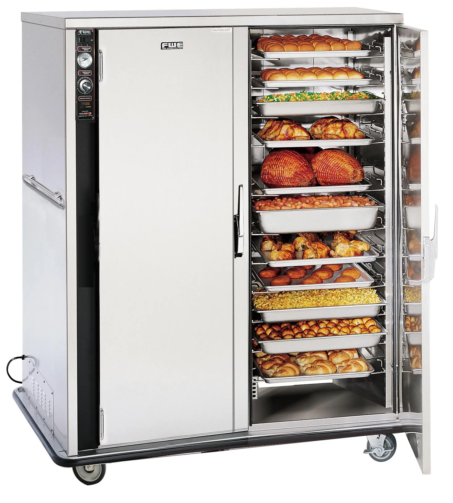 Mobile Heated Holding Cabinet for Bulk Foods - UHS-20